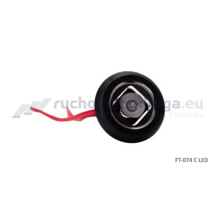 Lampa obrysowa FT-074 12-36V czerwona wpuszczana