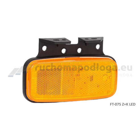 Lampa obrysowa FT-075 12-36V pomarańczowa na kątowniku