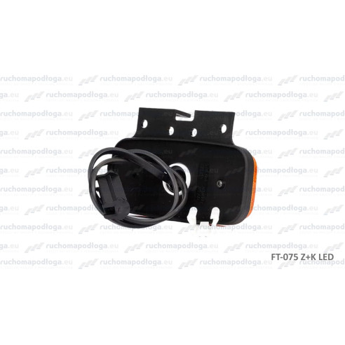 Lampa obrysowa FT-075 12-36V pomarańczowa na kątowniku