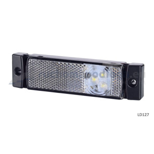 Lampa obrysowa LD 127 biała