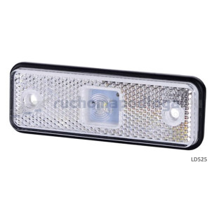 Lampa obrysowa z podkładką gumową LD 525 biała