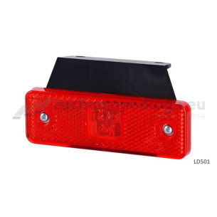 Lampa obrysowa z wieszakiem LD 501 czerwona