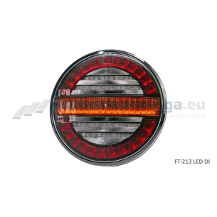 Lampa tylna FT-213, 3-funkcyjna 12/24 V, okrągła, uniwersalna