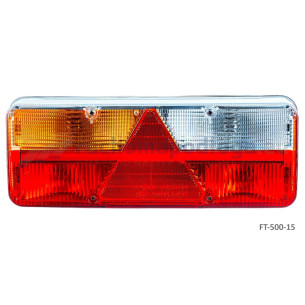 Lampa tylna KINGPOINT 12-36V, żarówka, 6-funkcyjna, LEWA