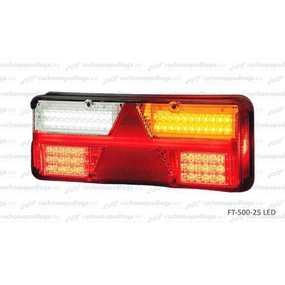 Lampa tylna KINGPOINT LED 12-36V, 6-funkcyjna, PRAWA