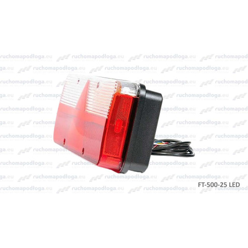 Lampa tylna KINGPOINT LED 12-36V, 6-funkcyjna, PRAWA