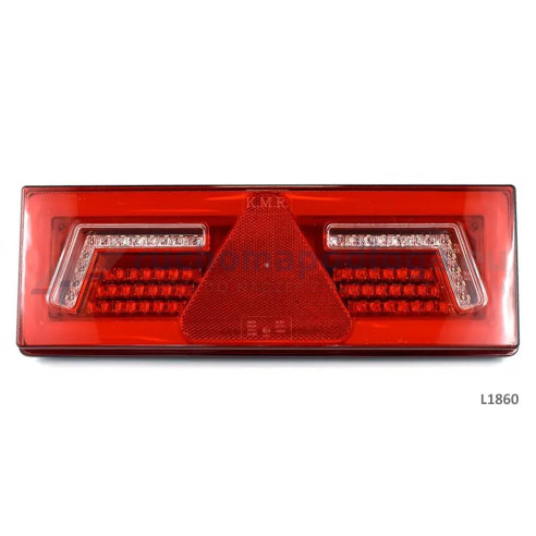 Lampa tylna KMR1 96 LED 12/24 V z trójkątem PRAWA