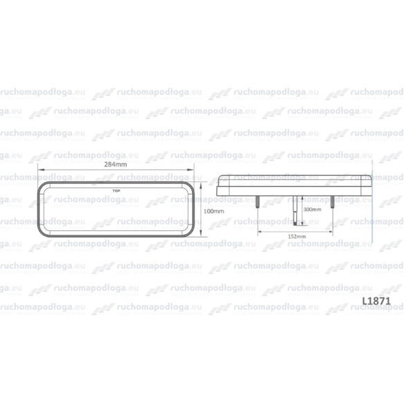 Lampa tylna TL LED NEON DYNAMIC 12/24V LEWA