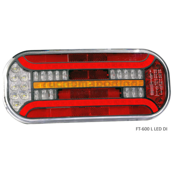 Lampa tylna FT-600 LED 12-36V, LEWA