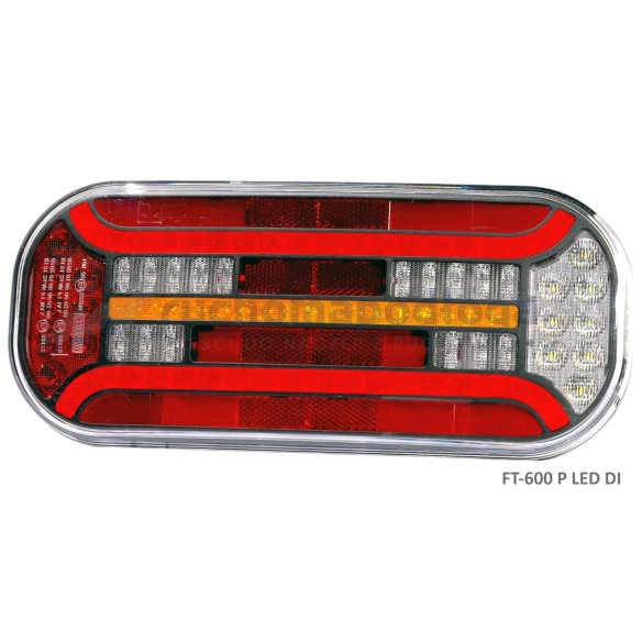 Lampa tylna FT-600 LED 12-36V, PRAWA