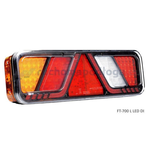 Lampa tylna FT-700 24V, 6-funkcyjna LEWA