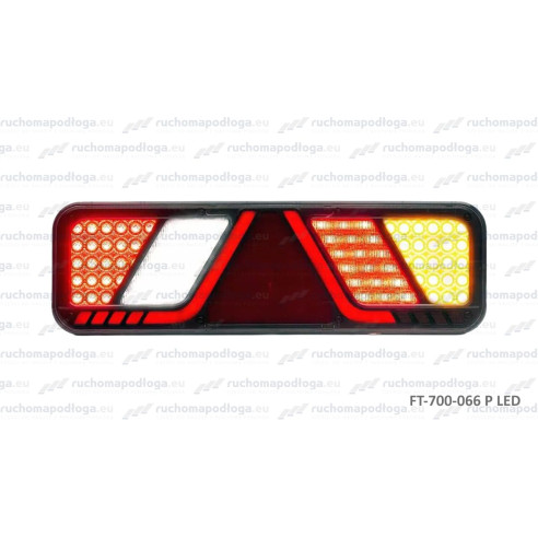 Lampa tylna FT-700 24V, 6-funkcyjna PRAWA
