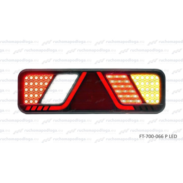 Lampa tylna FT-700 24V, 6-funkcyjna PRAWA