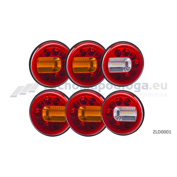 Zestaw lamp zespolonych 6 x LUNA