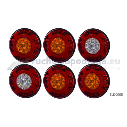 Zestaw lamp zespolonych 6 x LUCY