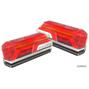 Zestaw lamp zespolonych led TL 7-fun. neon 12/24V