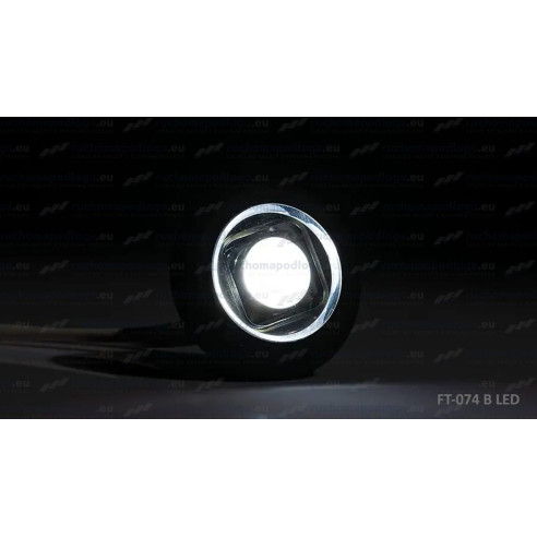 Lampa obrysowa FT-074 12-36V biała wpuszczana