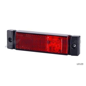 Lampa obrysowa LD 129 czerwona