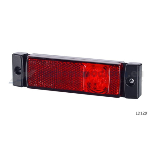 Lampa obrysowa LD 129 czerwona