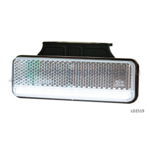 Lampa obrysowa Slim XS biała na kątowniku