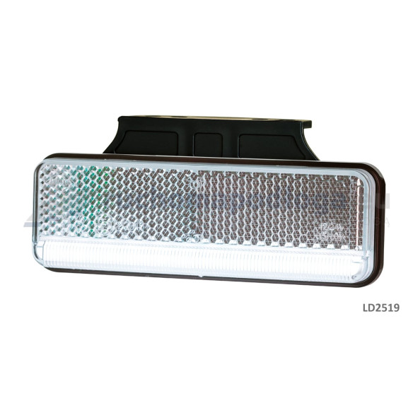Lampa obrysowa Slim XS biała na kątowniku