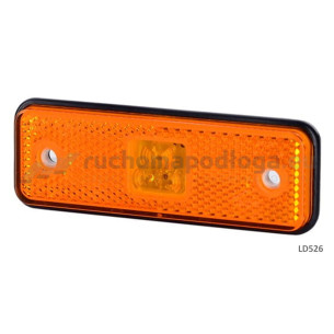 Lampa obrysowa z podkładką gumową LD 526 pomarańczowa