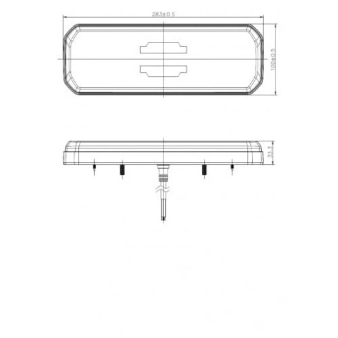 Lampa tylna zespolona LED NeoN lewa/prawa