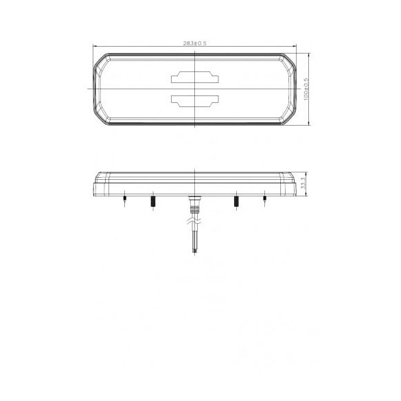 Lampa tylna zespolona LED NeoN lewa/prawa