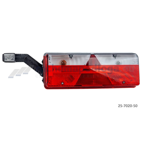 Lampa tylna EUROPOINT III żarówka z rogiem LEWA