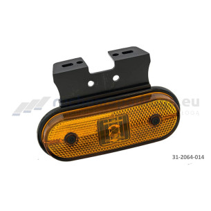 Lampa obrysowa UNIPOINT na kątowniku pomarańczowa P&R 0,5m