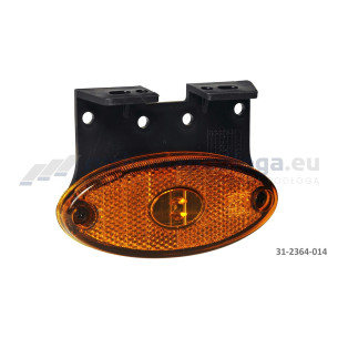 Lampa obrysowa FLATPOINT II na kątowniku P&R 0,5m