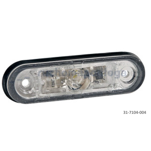 Lampa obrysowa POSIPOINT II biała, 0,5m P&R