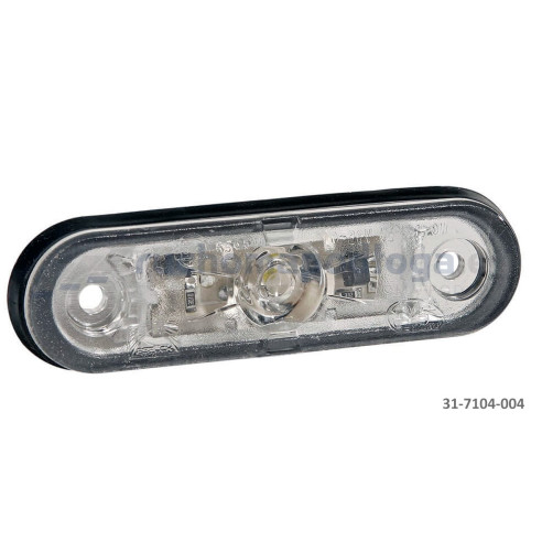 Lampa obrysowa POSIPOINT II biała, 0,5m P&R