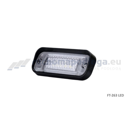 Lampa ośw. tablicy rejestracyjnej FT-263 wpuszczana