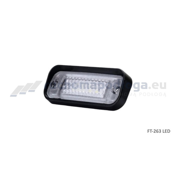 Lampa ośw. tablicy rejestracyjnej FT-263 wpuszczana