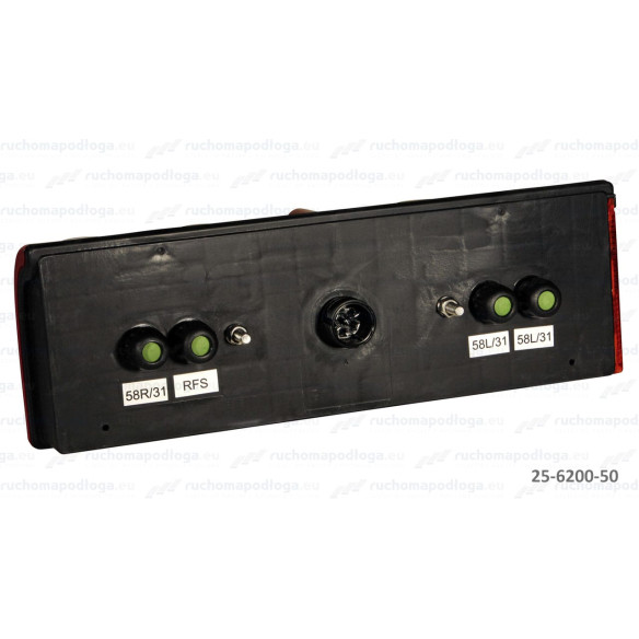 Lampa tylna EUROPOINT II 4xASS2 LEWA