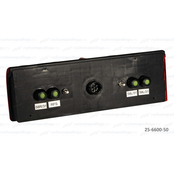 Lampa tylna EUROPOINT II 4xASS2 PRAWA