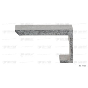 Profil boczny aluminiowy 10/56,5 mm L/P