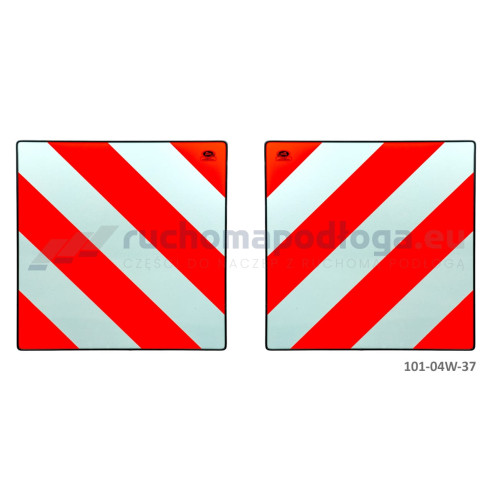 Tablica TI-PG/W 423x423 odblask fluor