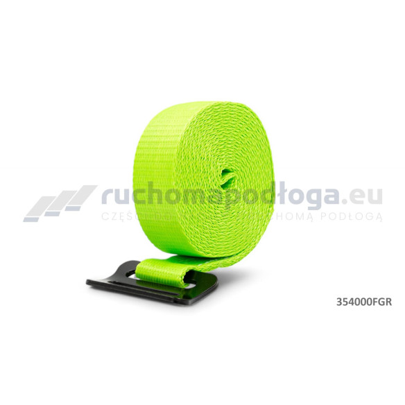 Pas napinający plandeki dachowej 35/4000mm ZIEL. FLUO