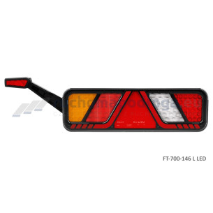 Lampa tylna FT-700 24V, 6-funkcyjna z lampą obrysową LEWA