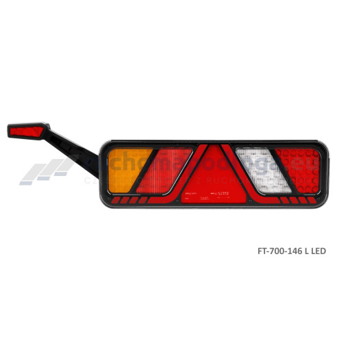 Lampa tylna FT-700 24V, 6-funkcyjna z lampą obrysową LEWA