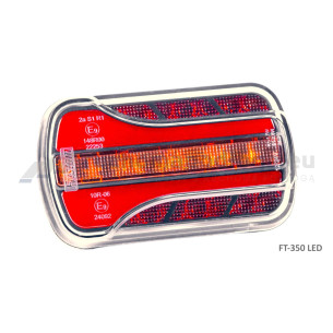 Lampa tylna uniwersalna FT-350, 12-36V, 3-funkcyjna, przewód o długości 1m