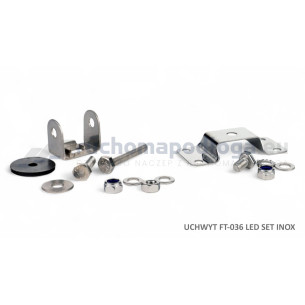 Kompletny zestaw mocujący z blachy INOX do lamp FT-036 LED