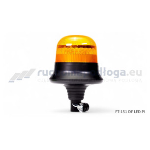 Lampa ostrzegawcza LED na trzpieniu montażowym, 12-36V, błysk podwójny