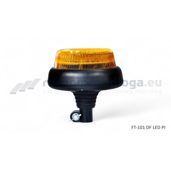 Lampa ostrzegawcza LED na trzpieniu montażowym, 12-36V, błysk rotacyjny