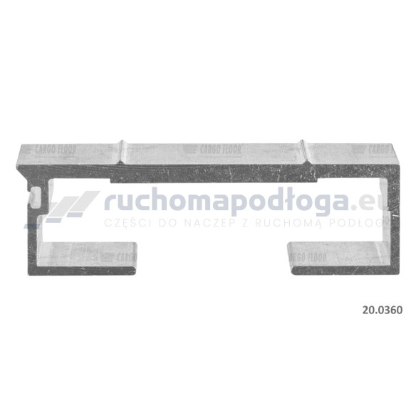 Listwa podłogowa Cargo Floor 112/6mm żebrowana