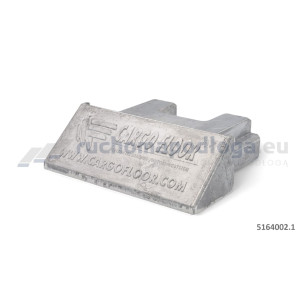 Aluminiowa końcówka profilu 112 mm