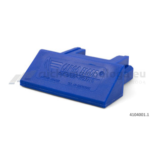 Końcówka z tworzywa sztucznego, niebieska, do profilu 112 mm