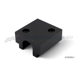 Blok przewodzący z tworzywa sztucznego 60x60x32, do rury Ø  25 mm